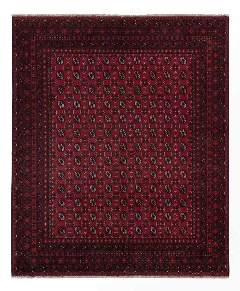 Afghan Teppich - Filpa - 245 x 302 cm - rot
