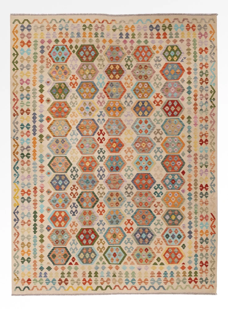 Kelim Maimene Teppich 252x338cm