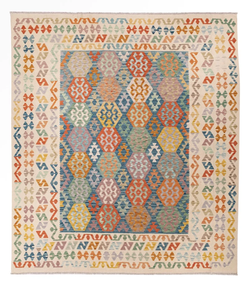 Kelim Maimene Teppich 253x290cm