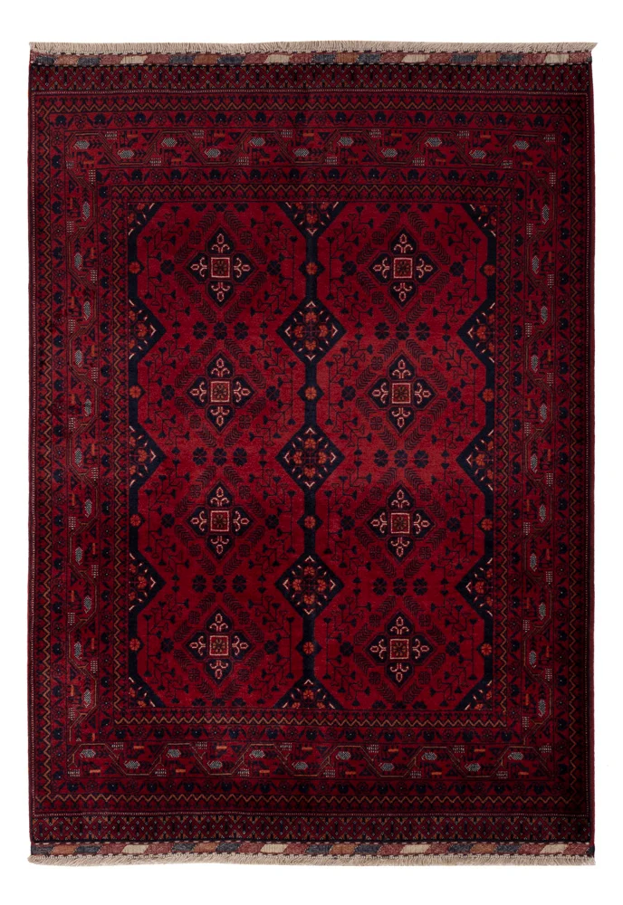 Afghan Teppich - Royal - 103 x 145 cm - rot