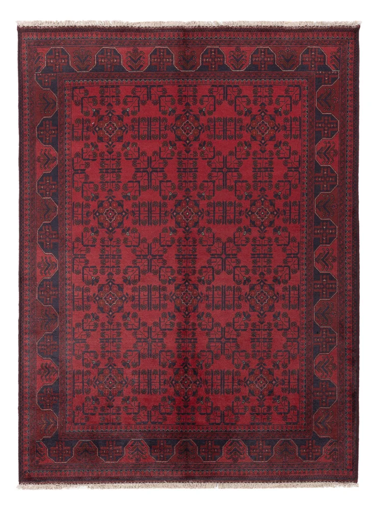 Afghan Teppich - Kunduz - 171 x 233 cm - rot