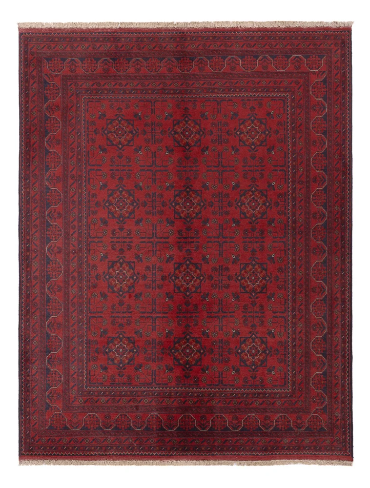 Afghan Teppich - Kunduz - 166 x 236 cm - rot