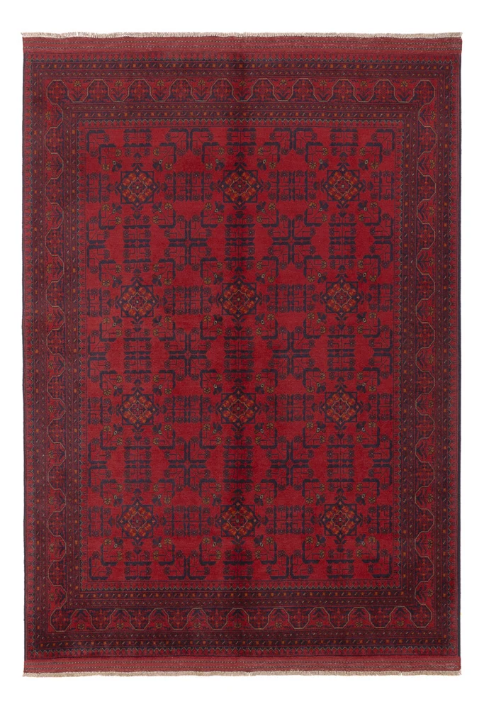 Afghan Teppich - Kunduz - 169 x 235 cm - rot