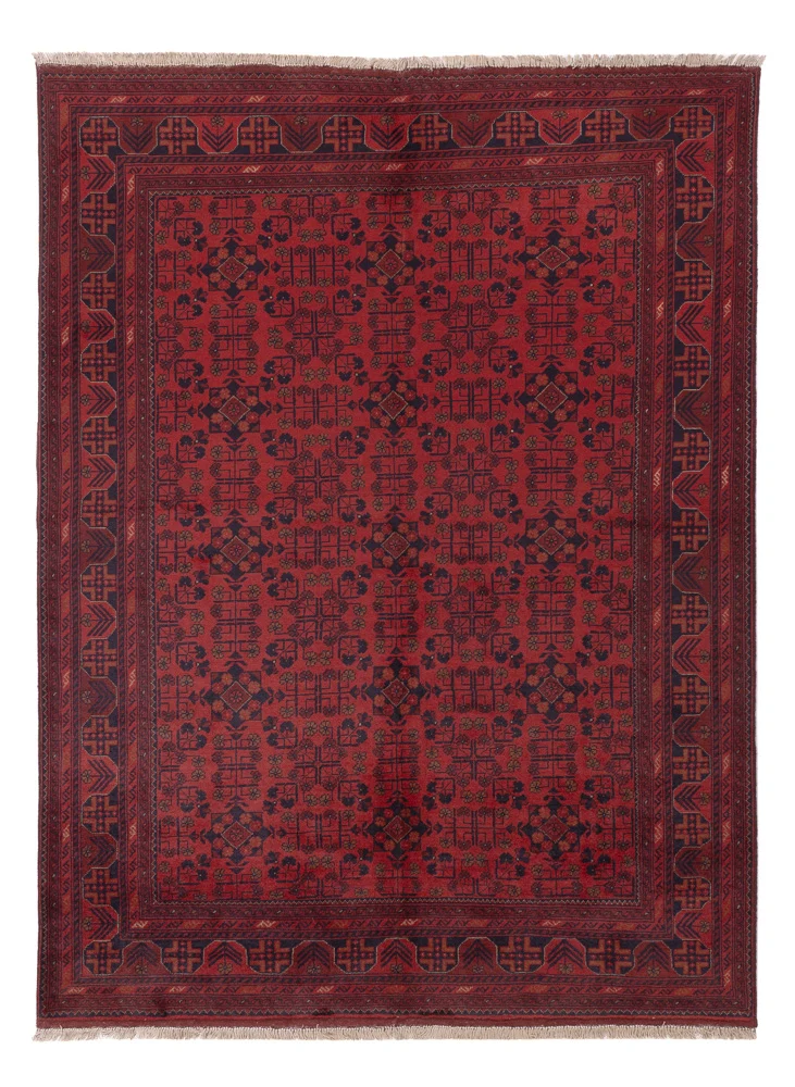 Afghan Teppich - Kunduz - 171 x 227 cm - rot