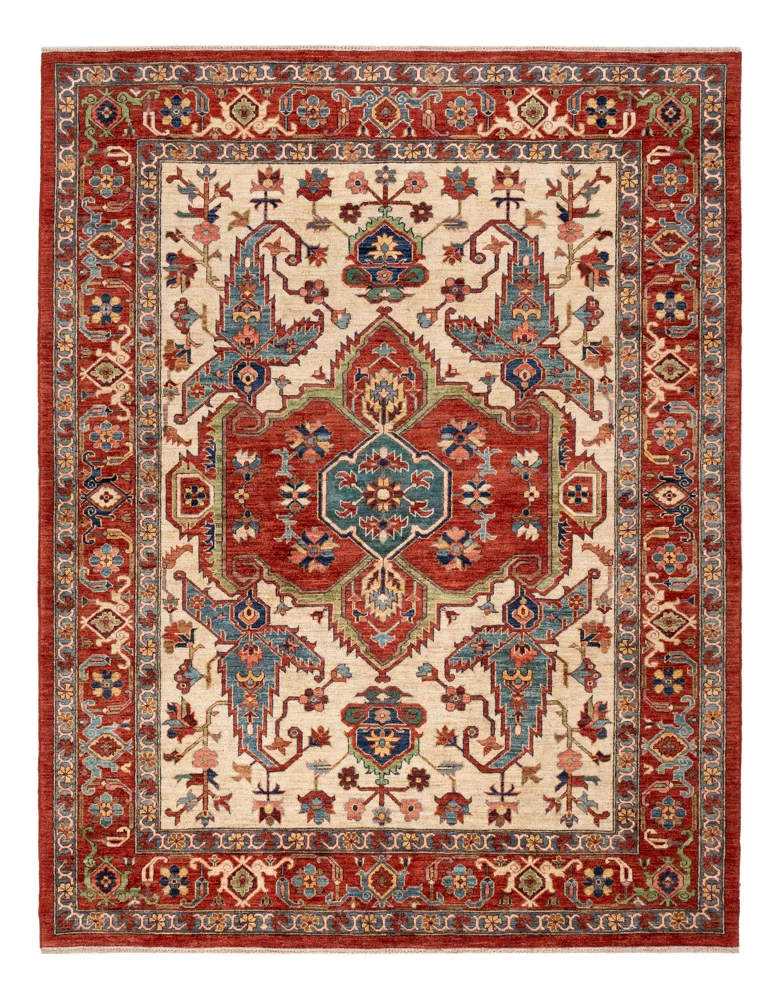 Ziegler Teppich - Kazak - 192 x 238 cm - beige