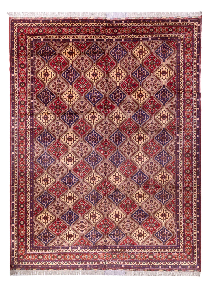 Afghan Teppich 296x403cm - Orientteppich