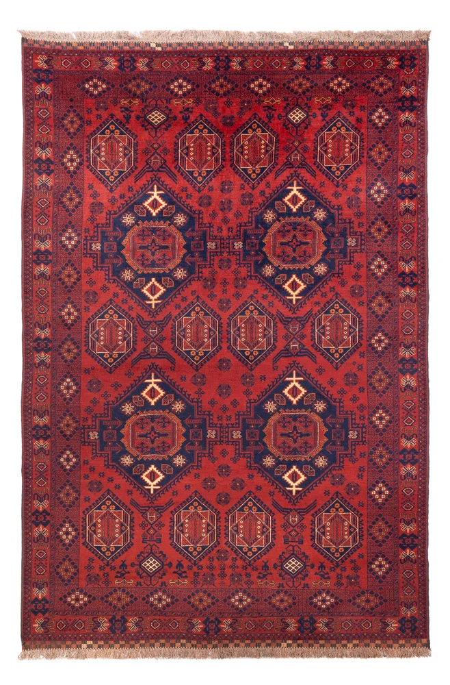 Afghan Teppich 200x303cm - Orientteppich