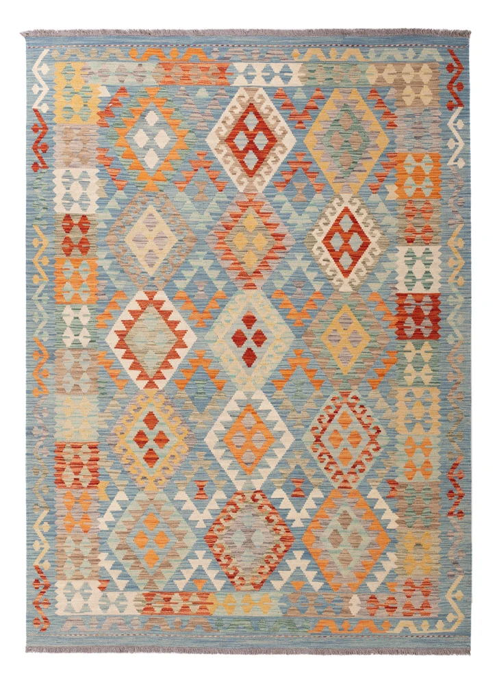 Kelim Teppich - Splash - 176 x 246 cm - bunt