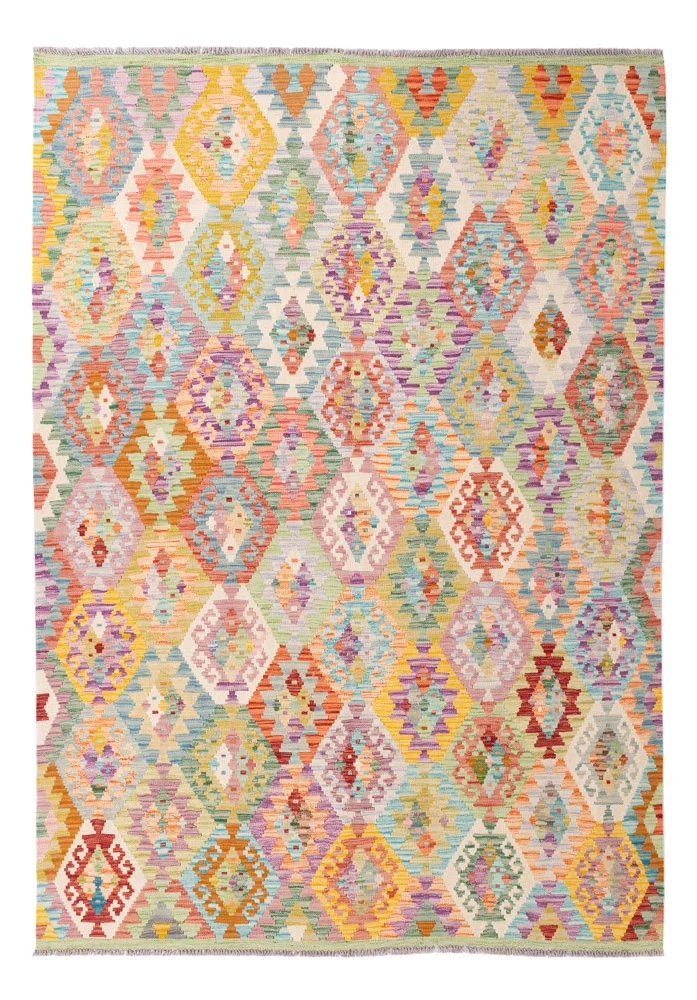 Kelim Teppich - Splash - 173 x 248 cm - bunt