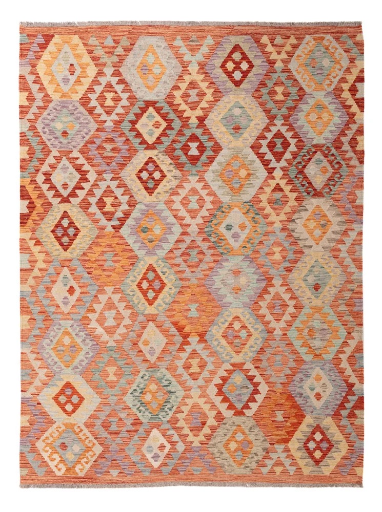Kelim Teppich - Splash - 178 x 238 cm - bunt