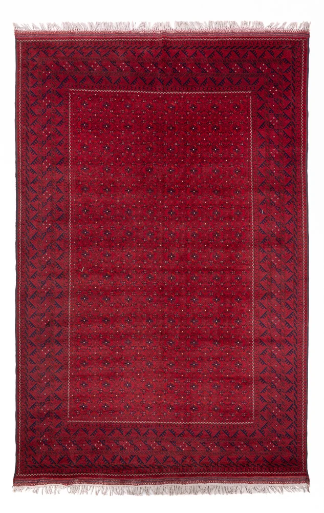 Afghan Teppich 193x296cm - Orientteppich