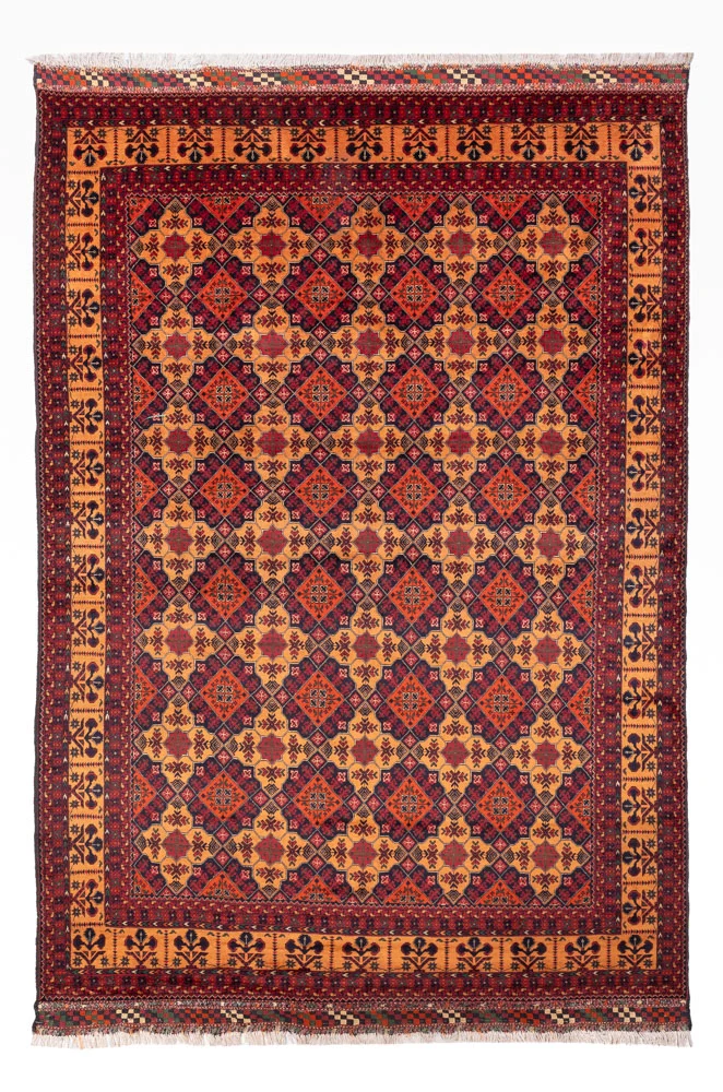 Afghan Teppich 199x284cm - Orientteppich