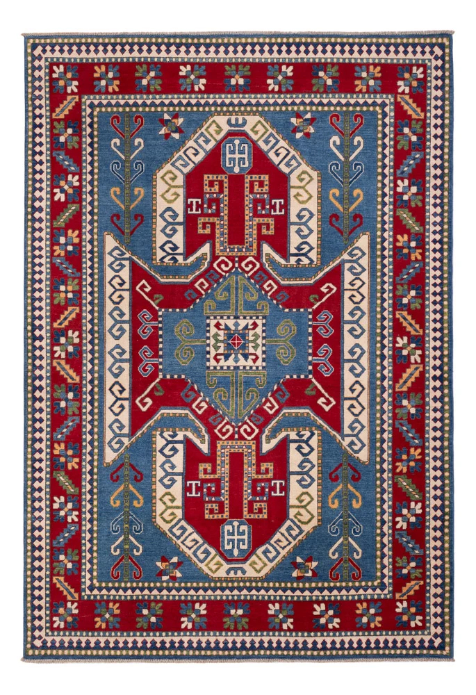 Ziegler Teppich - Kazak - 203 x 295 cm - blau
