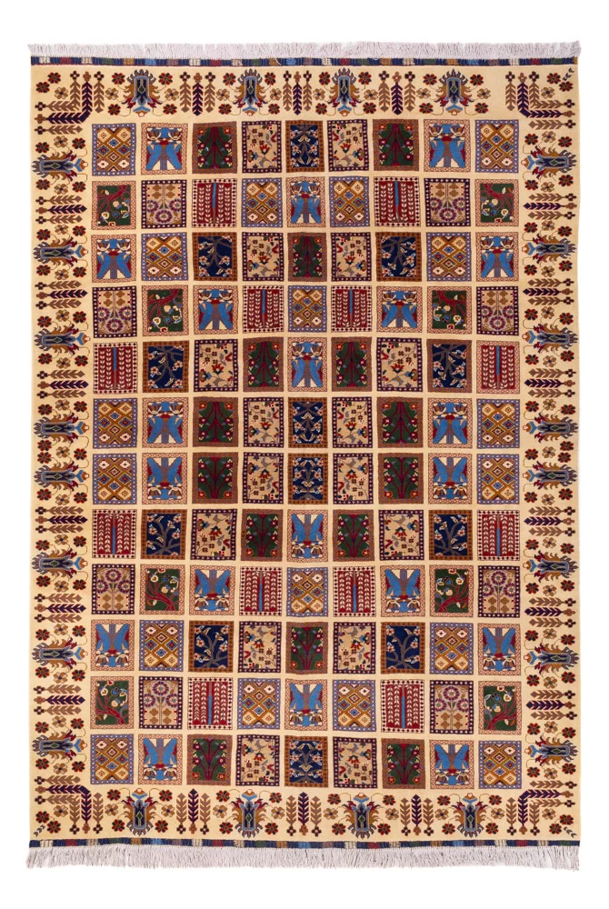 Afghan Teppich - 200 x 283 cm - mehrfarbig