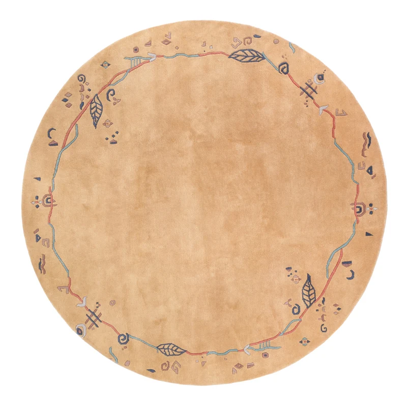 Nepal Teppich 240x240cm - Wollteppich