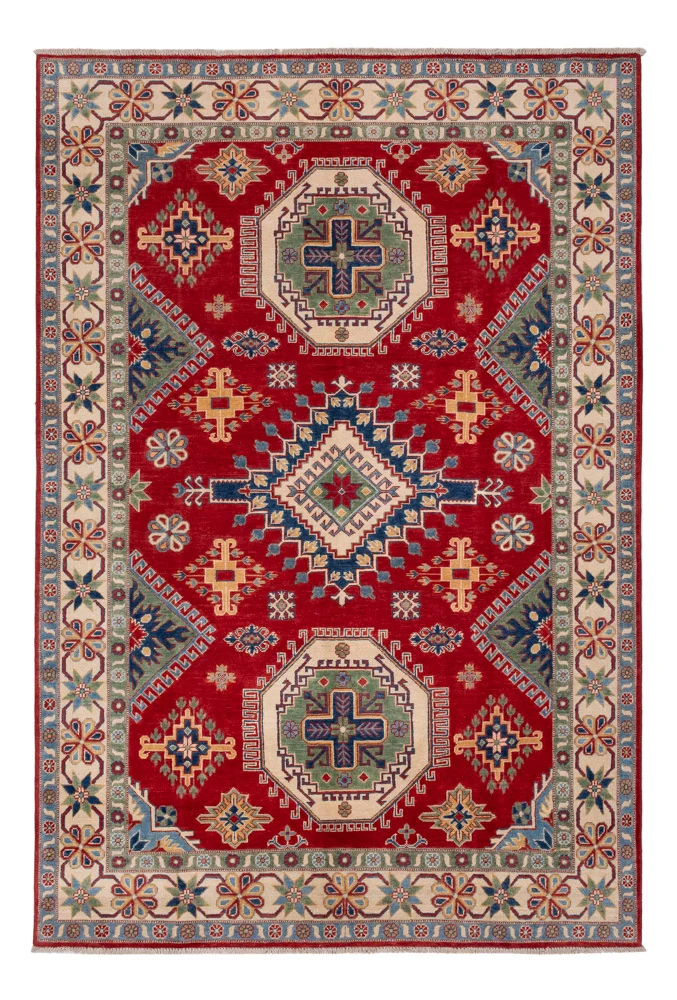 Ziegler Teppich - Kazak - 197 x 291 cm - rot