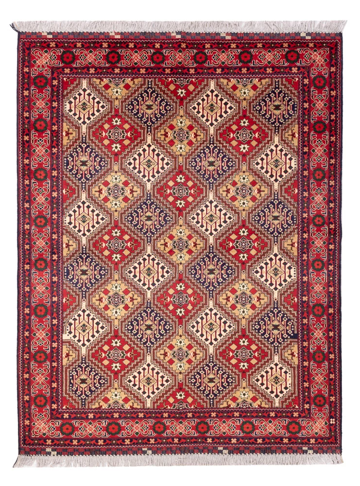 Afghan Teppich 152x198cm - Orientteppich