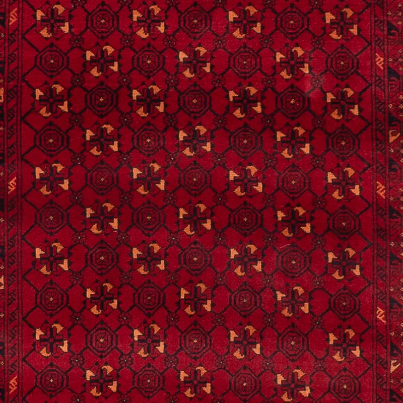 Läufer Afghan - 89 x 277 cm - rot