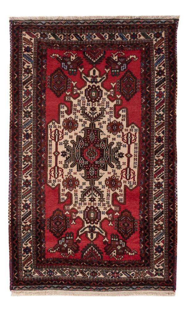 Belutsch Teppich - 90 x 140 cm - rot