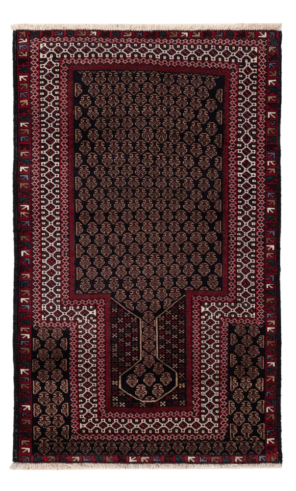Belutsch Teppich - 90 x 140 cm - mehrfarbig