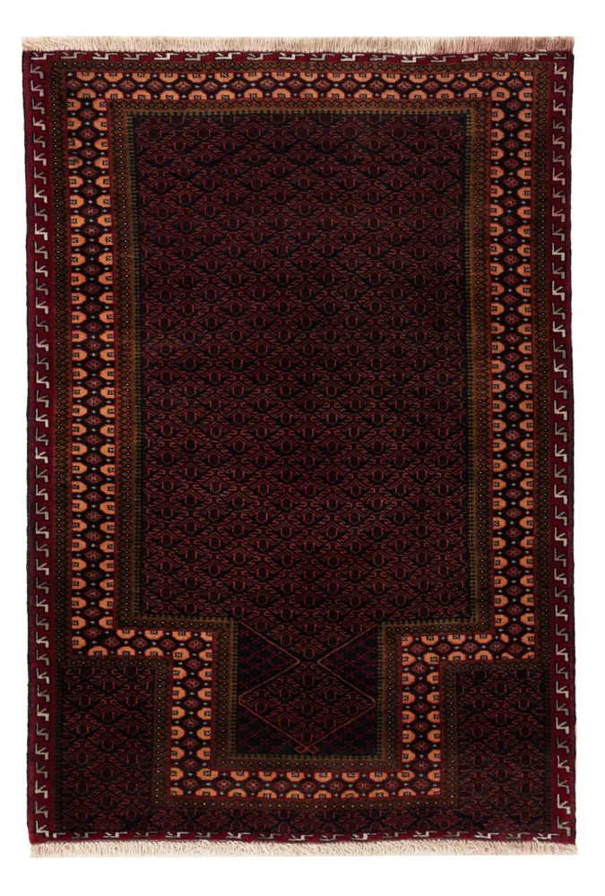 Belutsch Teppich - 96 x 140 cm - rot