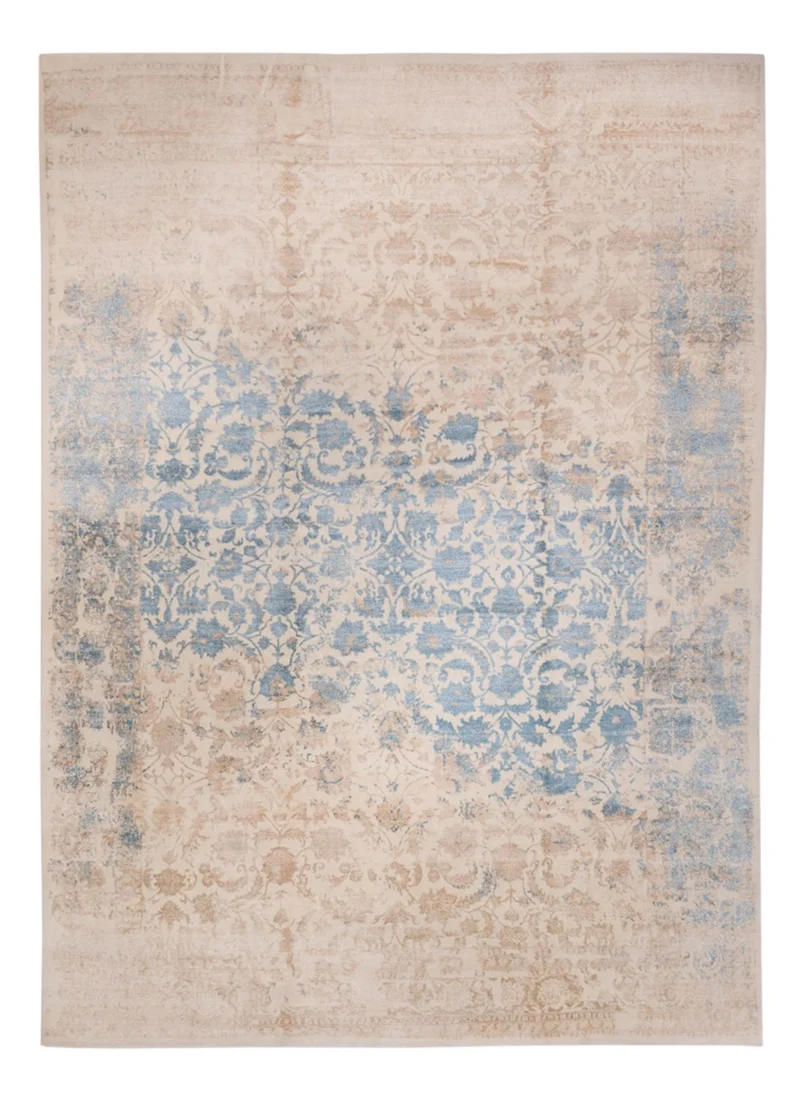 Designer Teppich - 337 x 456 cm - hellblau