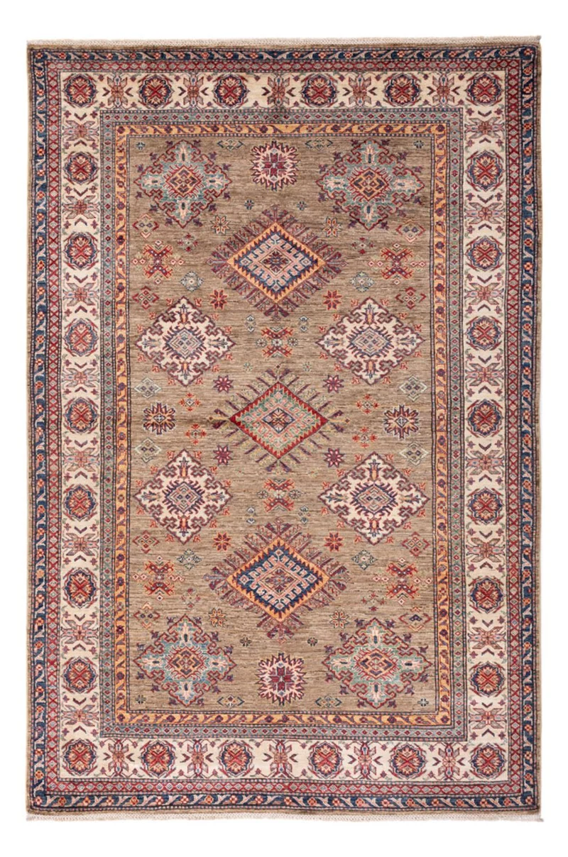 Ziegler Teppich - Kazak - 167 x 249 cm - dunkelbeige