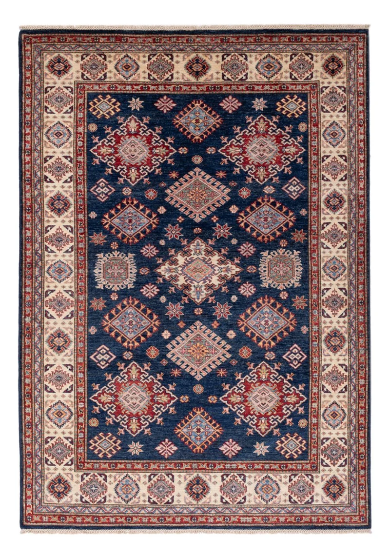 Ziegler Teppich - Kazak - 152 x 211 cm - dunkelblau