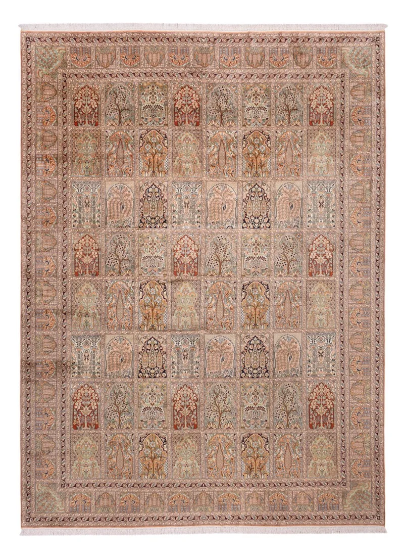 Kaschmir Seide Teppich 298x403cm - Orientteppich