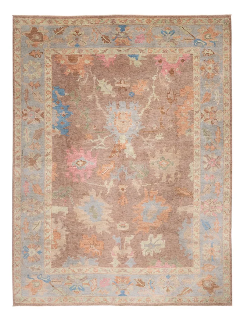 Ziegler Teppich - Usak - 315 x 410 cm - dunkelbeige
