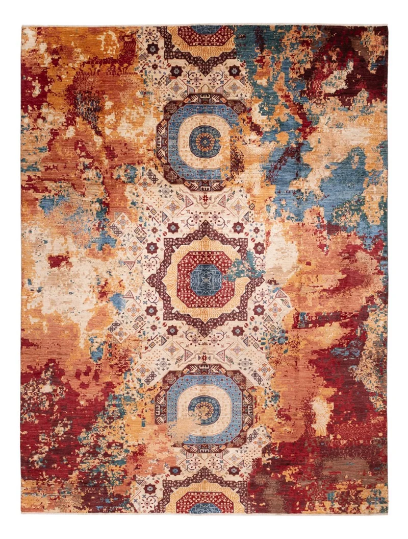 Designer Teppich - 301 x 396 cm - mehrfarbig