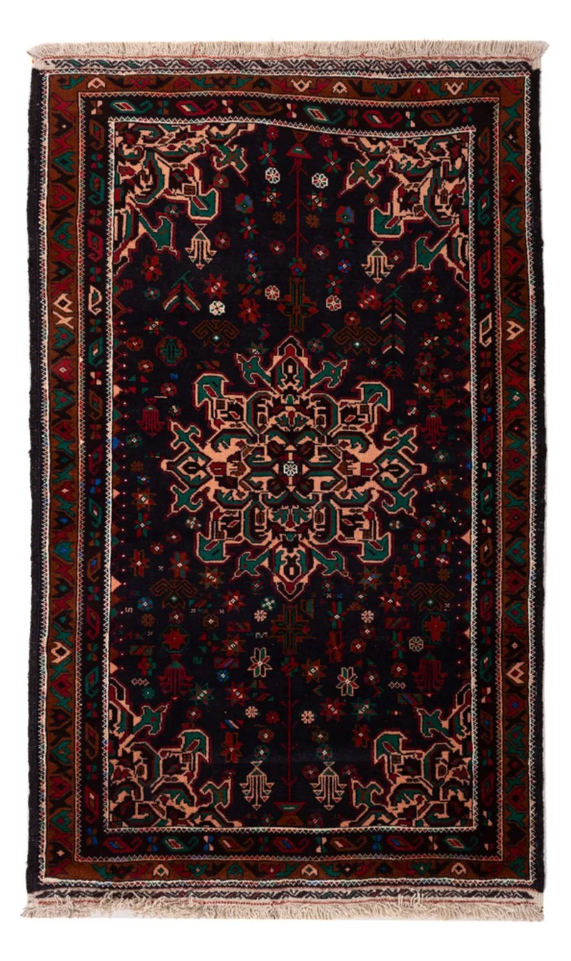 Belutsch Teppich - 105 x 180 cm - dunkelblau