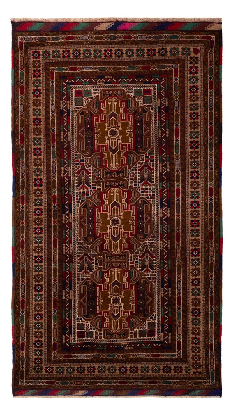 Läufer Belutsch - 110 x 204 cm - dunkelbeige