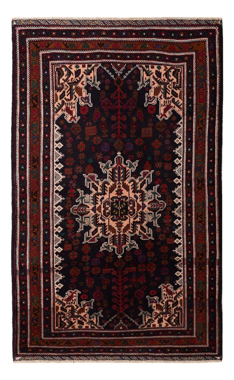 Belutsch Teppich - 118 x 193 cm - mehrfarbig