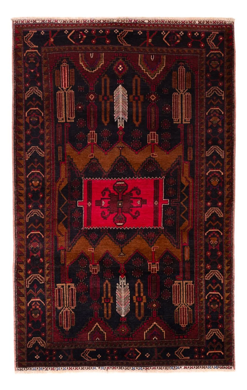Belutsch Teppich - 119 x 195 cm - mehrfarbig