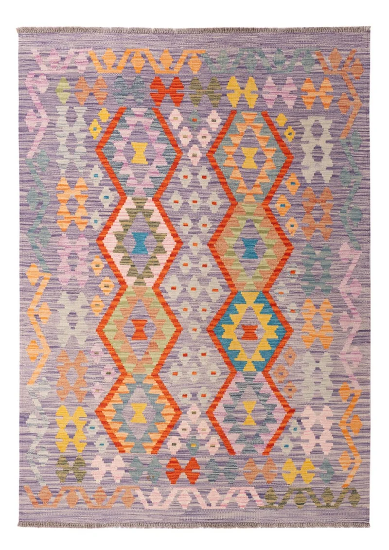 Kelim Teppich - Splash - 134 x 187 cm - mehrfarbig