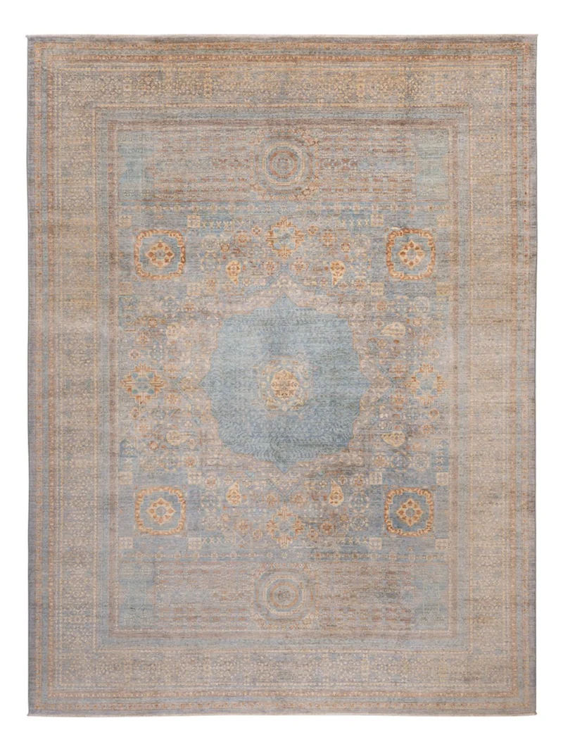 Ziegler Teppich - Ariana - 298 x 394 cm - hellblau