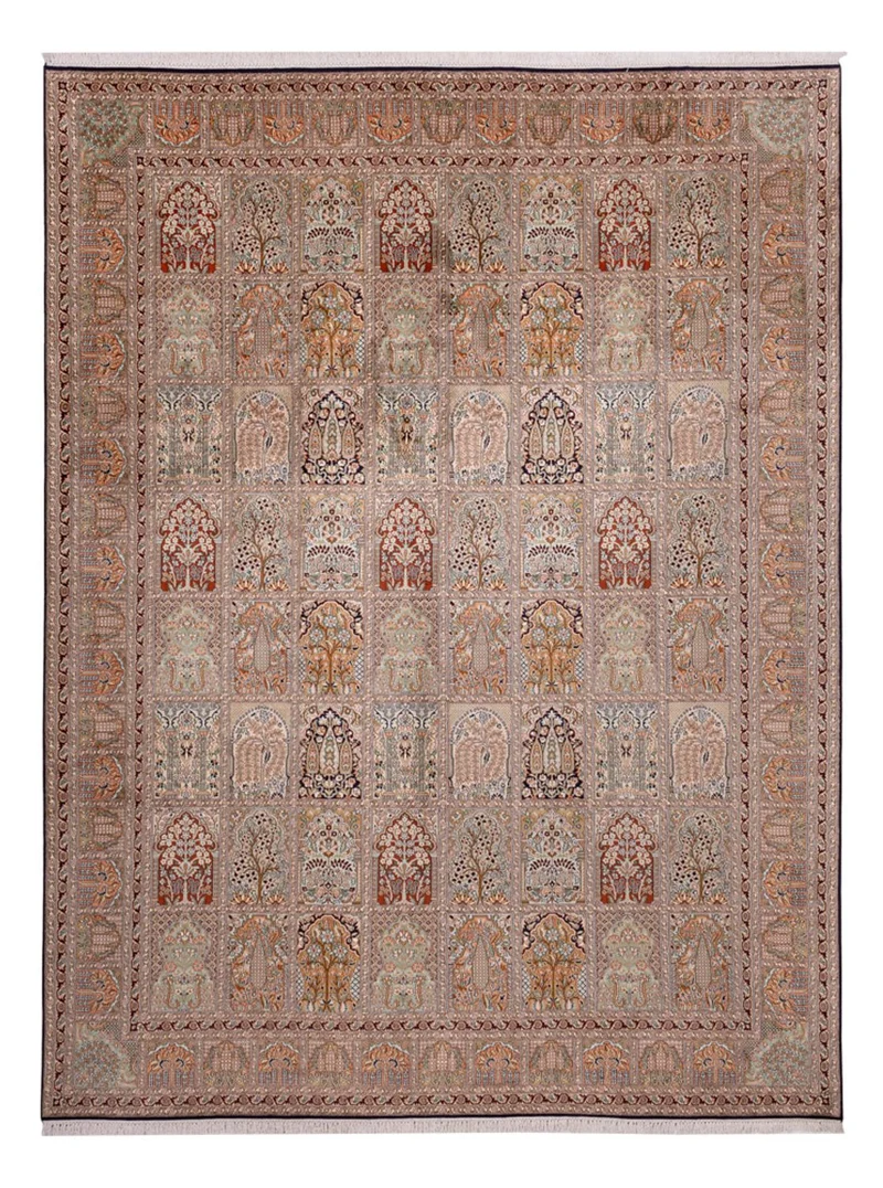 Kaschmir Seide Teppich 274x362cm - Orientteppich