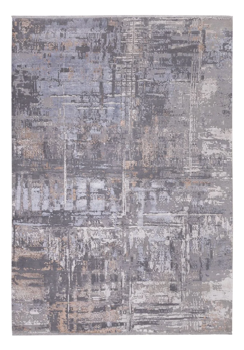 Designer Teppich - 250 x 353 cm - hellgrau