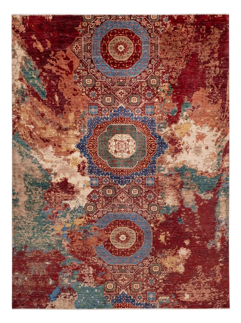 Designer Teppich - 248 x 340 cm - mehrfarbig