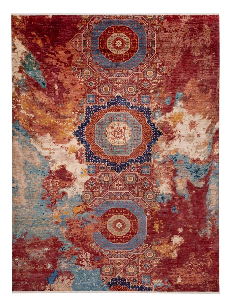Designer Teppich - 253 x 340 cm - mehrfarbig