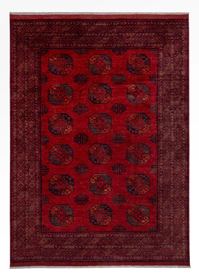 Afghan Teppich 256x346cm - Orientteppich