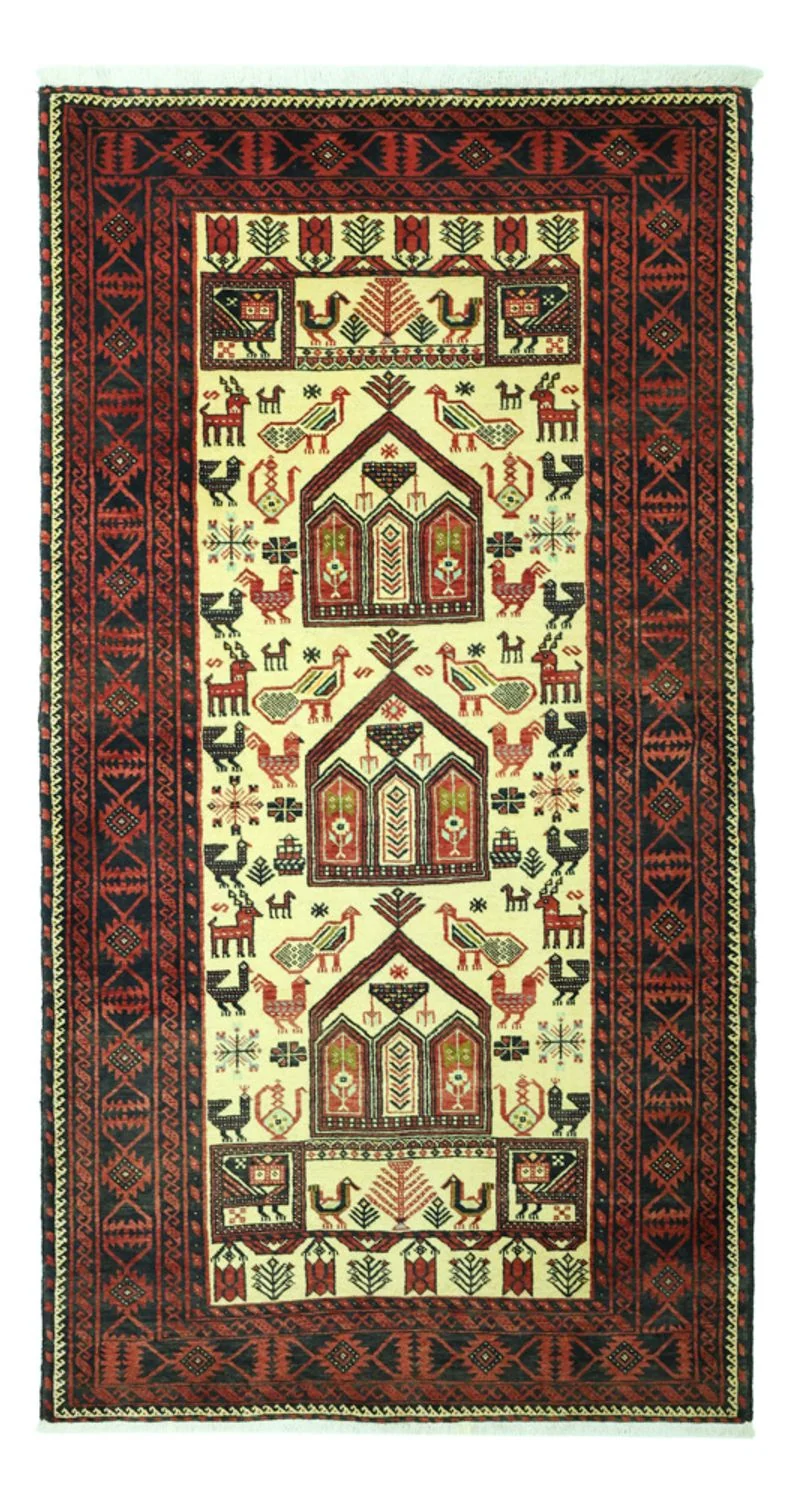 Belutsch Teppich 103x196cm - Orientteppich