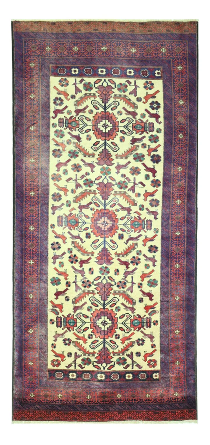 Belutsch Teppich 97x212cm - Orientteppich