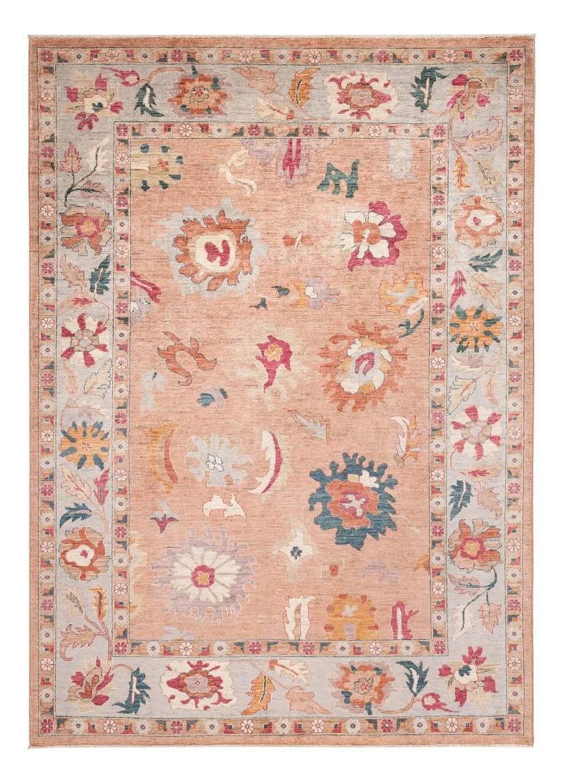 Ziegler Teppich - Usak - 202 x 280 cm - hellrot