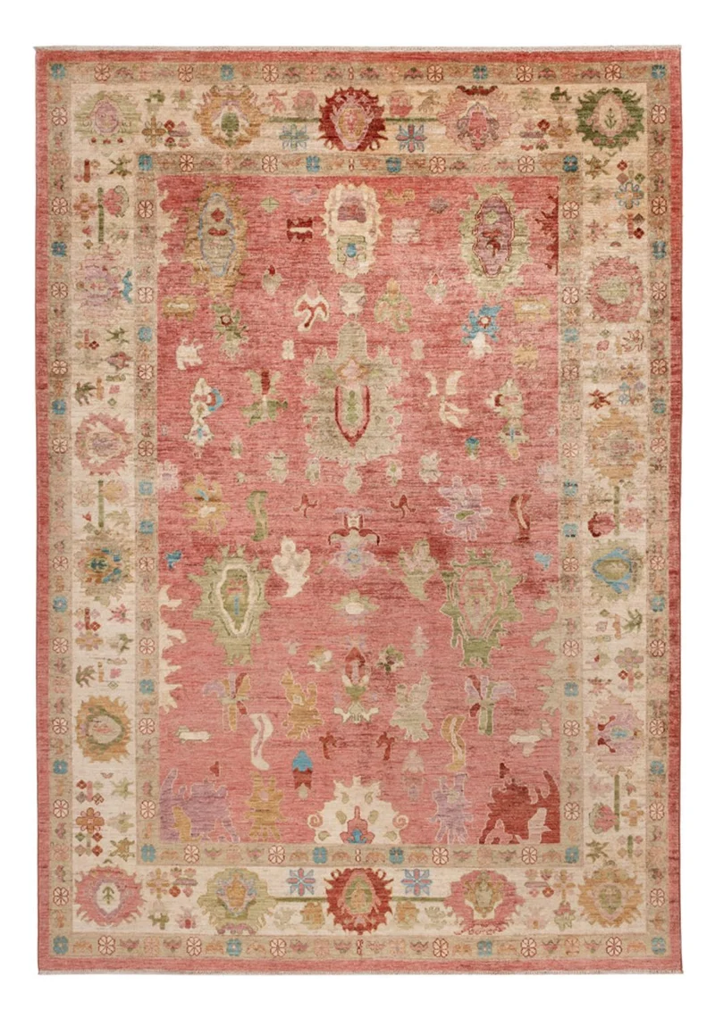 Ziegler Teppich - Usak - 208 x 295 cm - hellrot