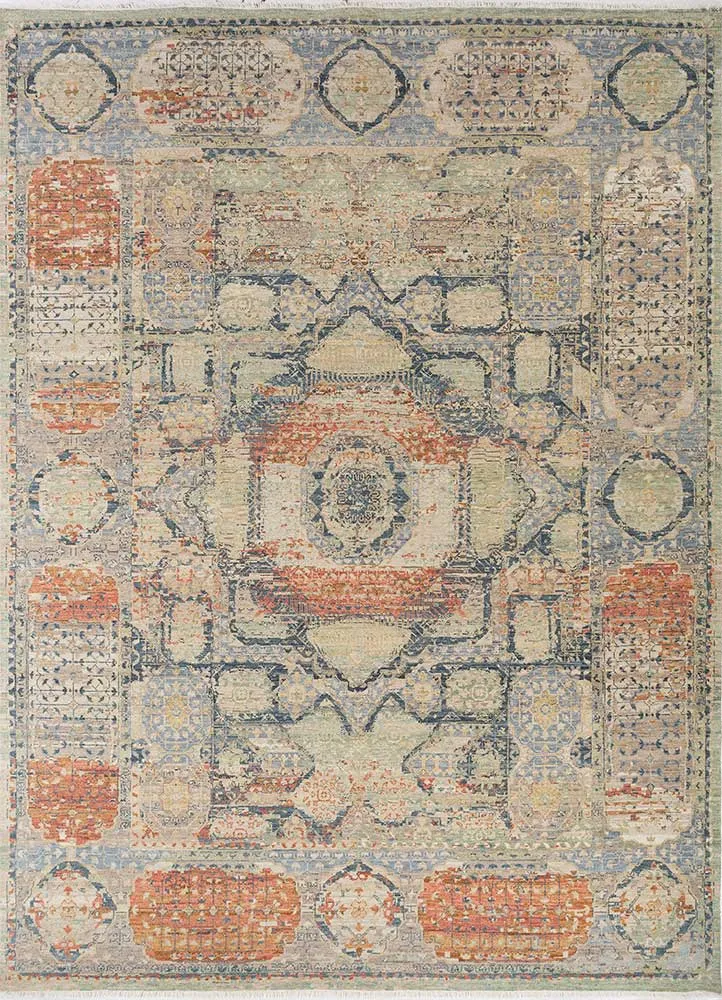 Wollteppich - 270 x 360 cm - grün