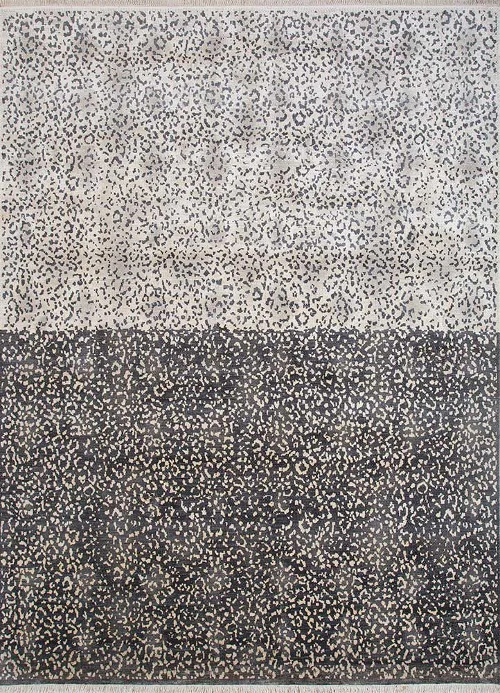 Designer Teppich - 60 x 90 cm - grau