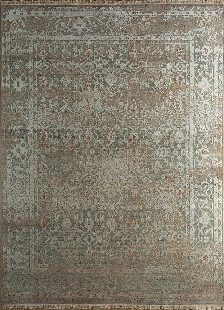 Wollteppich - 240 x 300 cm - grau