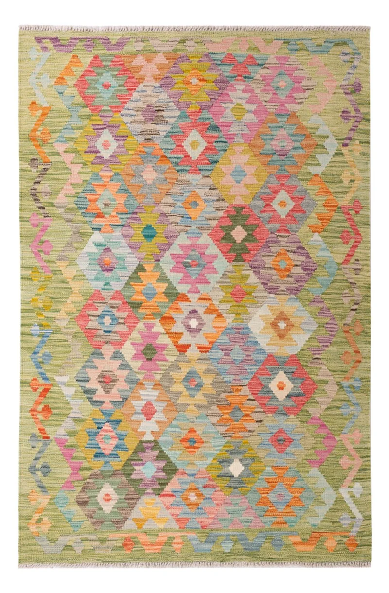 Kelim Teppich - Splash - 120 x 181 cm - mehrfarbig